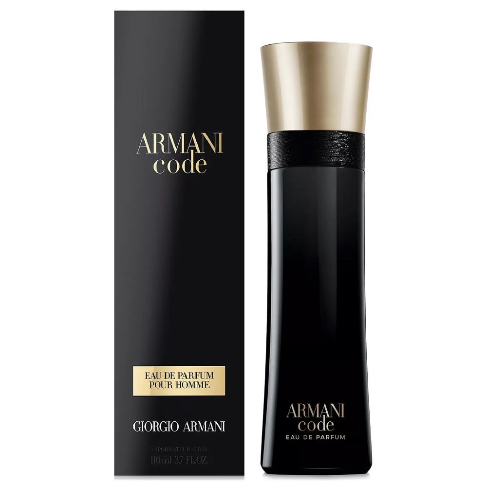 Giorgio Armani Armani Code Men's Black and Gold Eau de Parfum